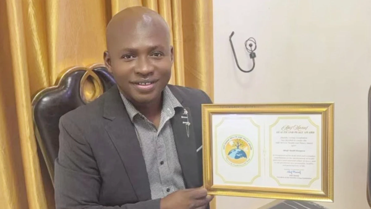 Akif Manaf Sağlık ve Barış &Ouml;d&uuml;l&uuml; Bu Kez Sierra Leone&rsquo;de Verildi