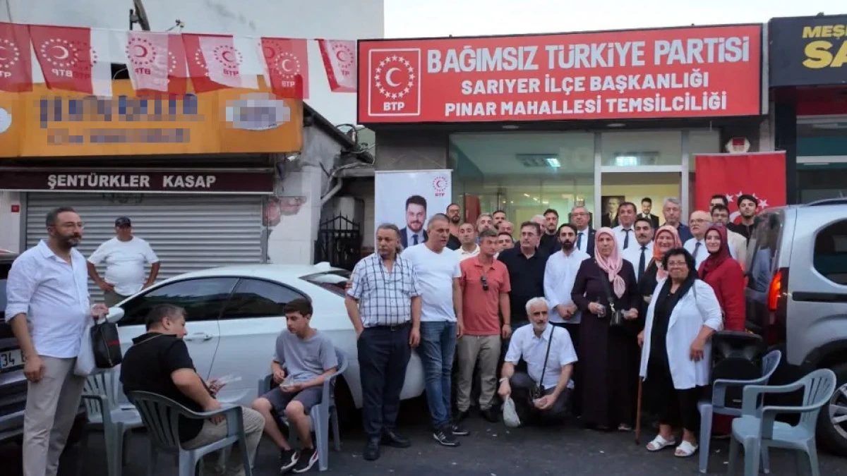 BTP Sarıyer'de Pınar Mahallesi Temsilciği hizmete girdi