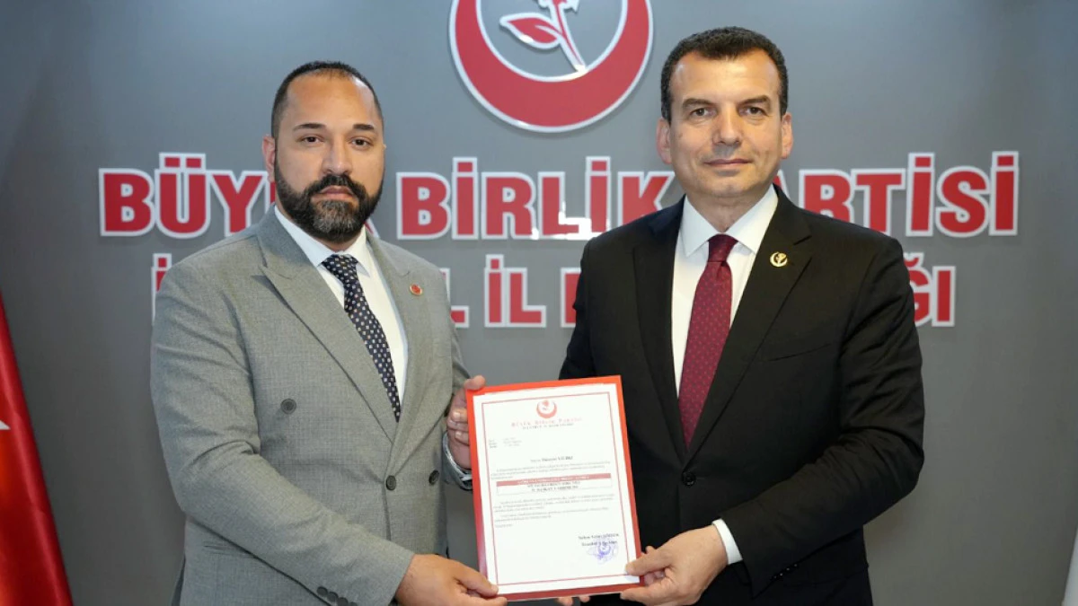 B&uuml;y&uuml;k Birlik Partisi&rsquo;nde H&uuml;seyin Yıldız&rsquo;a &ouml;nemli g&ouml;rev