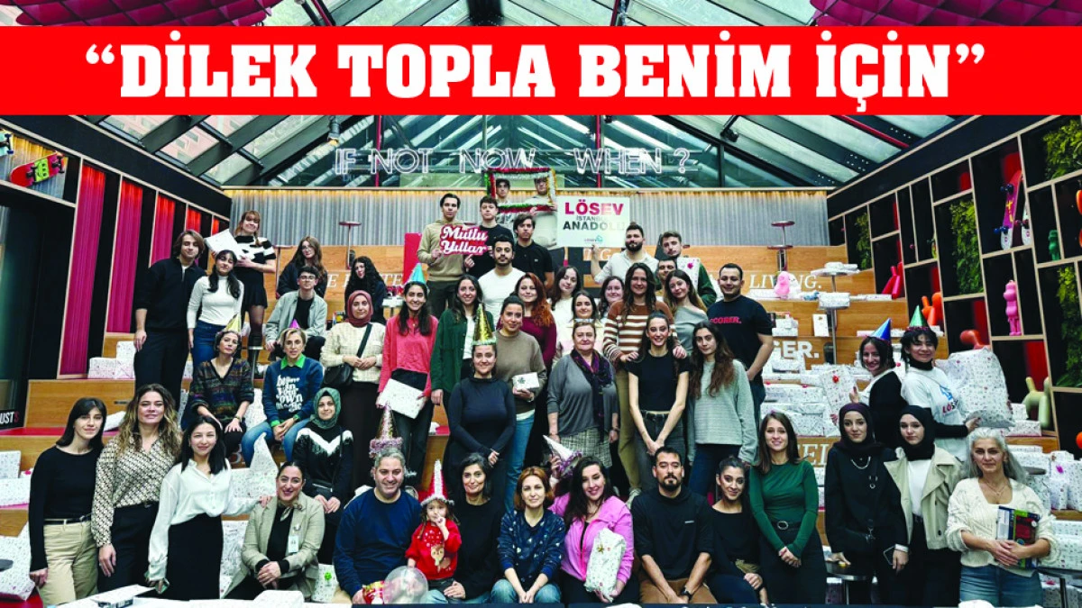 L&ouml;semili &ccedil;ocukların yeni yıl hayalleri ger&ccedil;eğe d&ouml;n&uuml;ş&uuml;yor