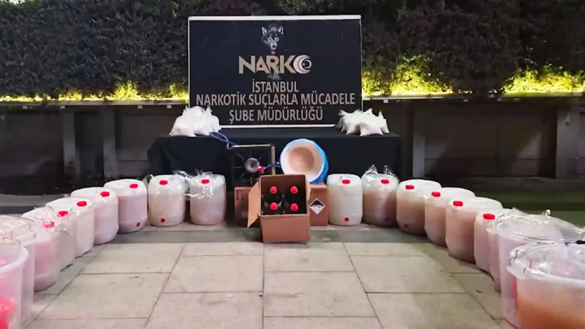 Sarıyer’de 442 kilogram uyuşturucu ele geçirildi!
