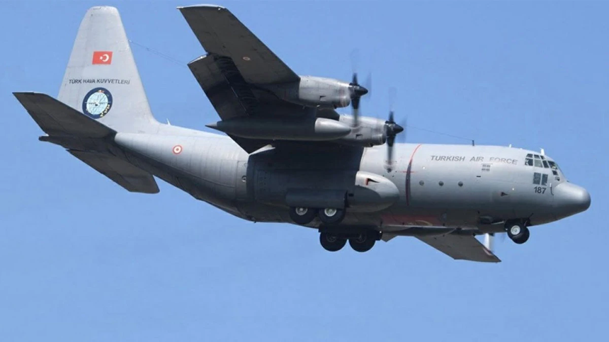 TSK’ya ait C130 kargo uçağı Gürcistan'da düştü!