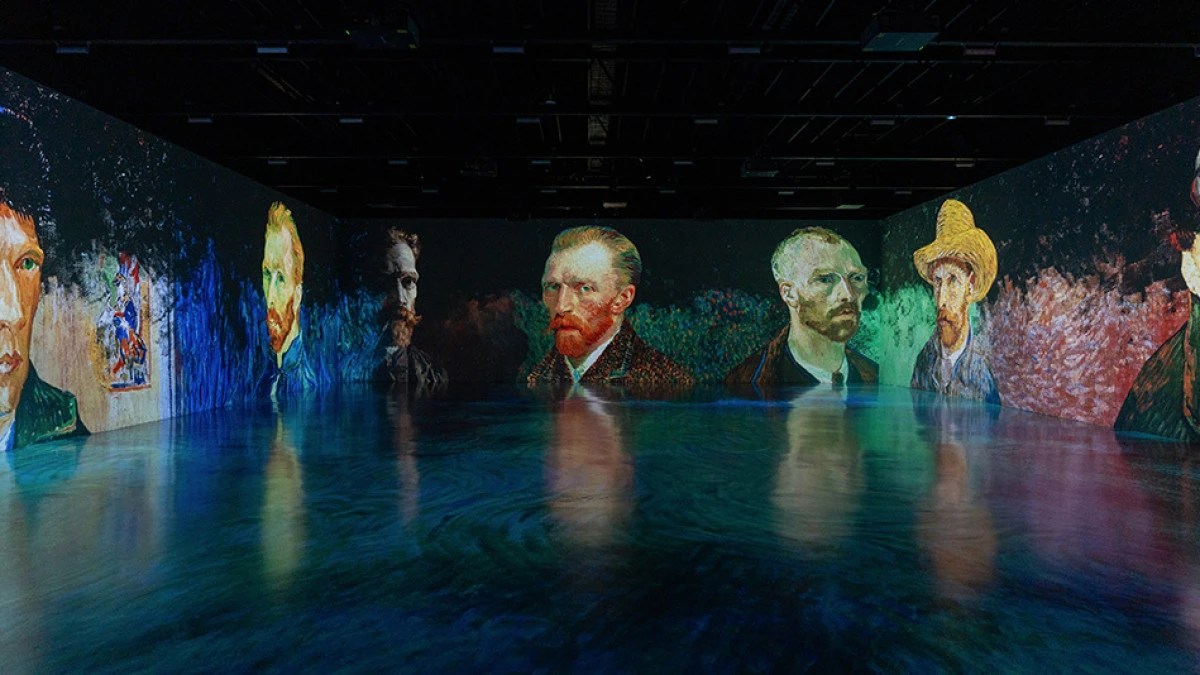 “Van Gogh: Işığın İzinde” sergisi Dijital Deneyim Merkezi’nde açıldı